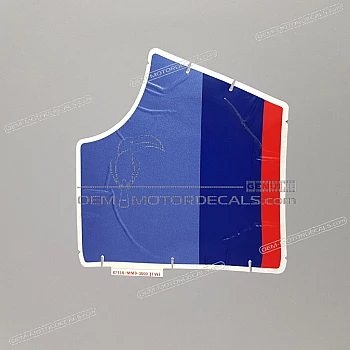 Side cowling decal, right side