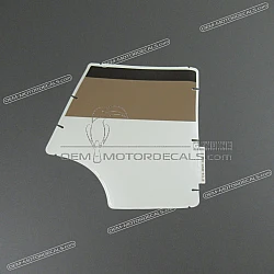 Side cowling decal, right side