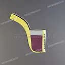 Autocollant de carénage côté droit, côté droit