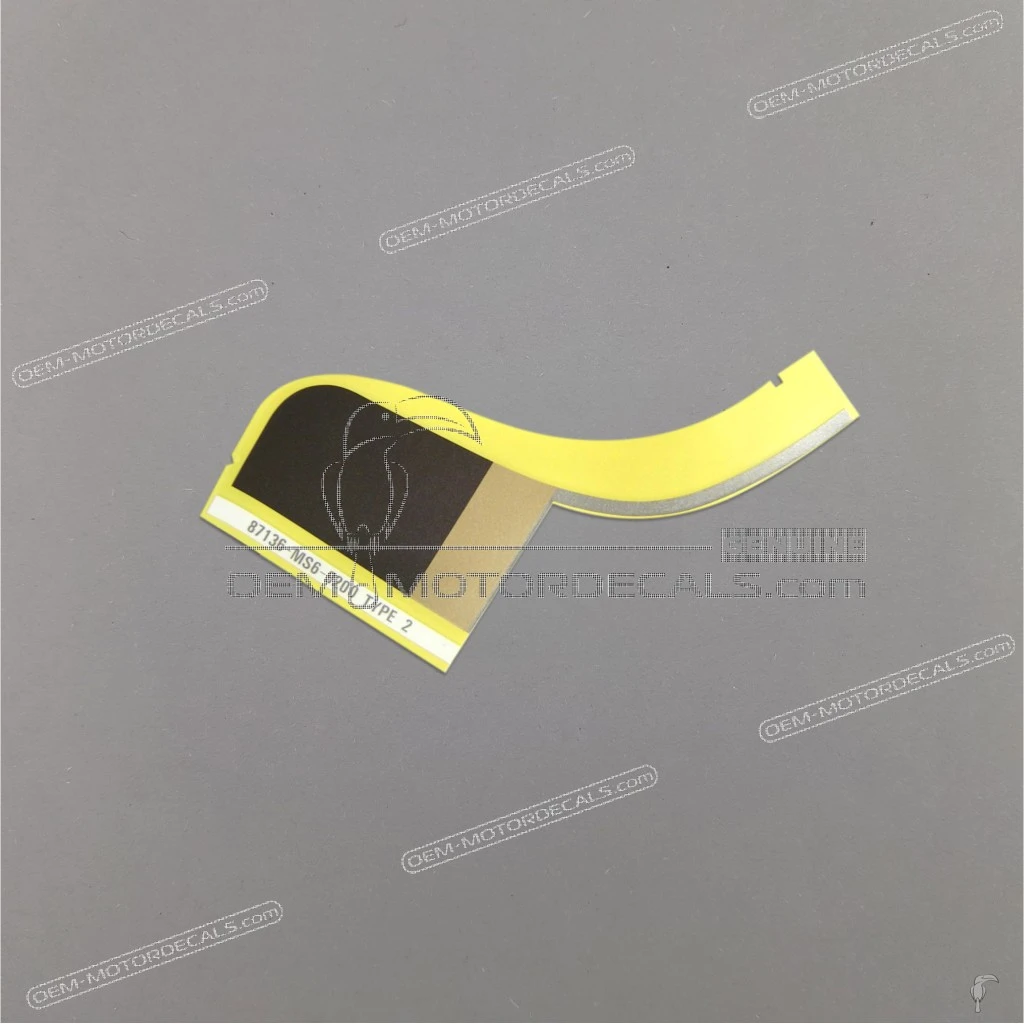 Honda XL600V TRANSALP Adesivo Carenatura Laterale Lato Destro OEM 87136MS6920ZB