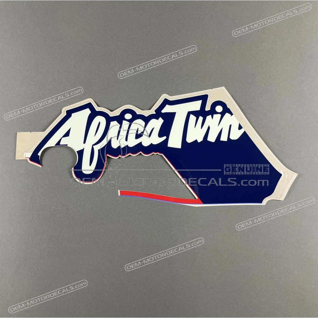 Honda XRV750 Africa Twin Zijkap Sticker Rechterkant Origineel 87136MV1930ZA