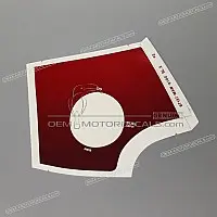 HONDA Autocollant côté gauche carénage Transalp 2, côté gauche 87137-MAW-760ZB
