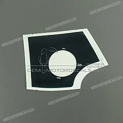 Side cowling decal, left side