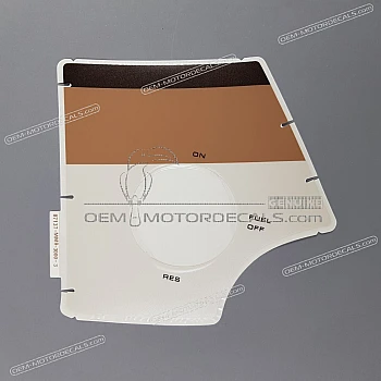 Side cowling decal, left side