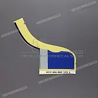 HONDA Linker kuipdeel sticker 87137-MS6-880ZD
