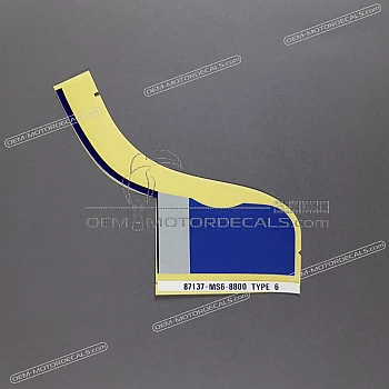 Side cowling decal, left side