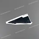 Sticker voor kuipdeel rechts