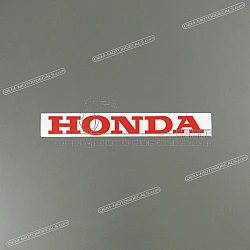 Side cowling decal