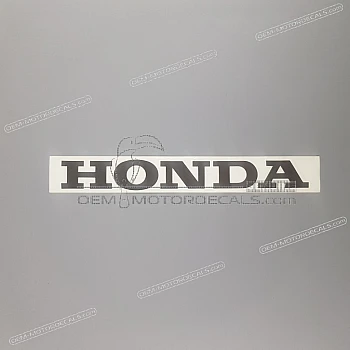 Side cowling decal