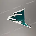Fuel tank stripe, right side