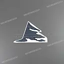 Adesivo serbatoio Africa Twin, lato sinistro