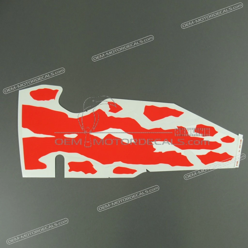 Autocollant réservoir Honda XRV750 Africa Twin Côté Droit OEM 87140MY1300ZA Graphique d'usine authentique