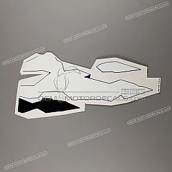 De pegatinas de tanque, juego, lado izquierdo