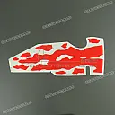 Autocollant de réservoir, côté gauche