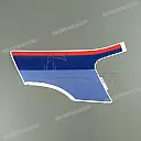 Brandstoftank striping, links