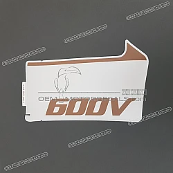 Side cowling decal, right side