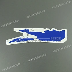 Tail cowl decals set- left side
