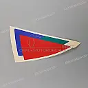 Bovenkuip sticker, linkerkant