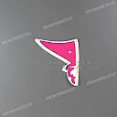 Rechter bovenkuip sticker, rechterkant