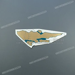 Kontpaneel sticker, linkerkant