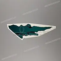 HONDA Linke Seitenverkleidung Aufkleber 87147-MY1-620ZA