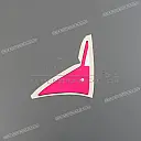 Linker bovenkuip sticker, linkerkant