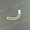 Right side cowling stripe decal, right side