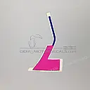 Zijkap sticker, linkerkant