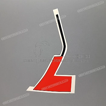 Tail cowl decal, left side
