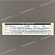 Honda CBR600RR Label voor band op achterbrug Sticker OEM 87505MEE640