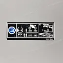 Caution label, Tire load
