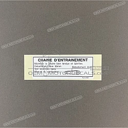 Caution label, Chain