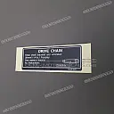 Caution label, Chain