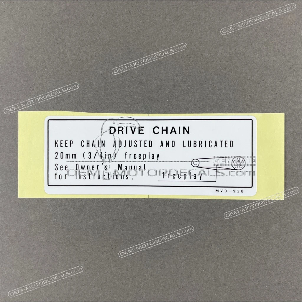 Naklejka na wahacz Honda CBR600F HURRICANE OEM 87507MV9920