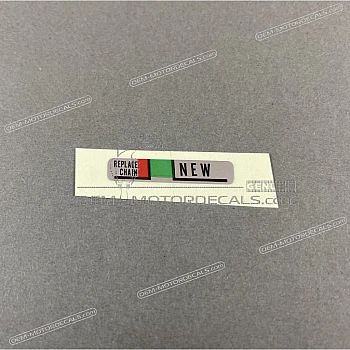 Caution label, Chain
