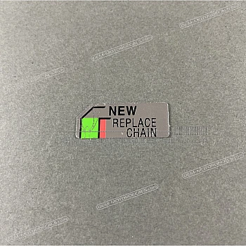 Etichetta di avvertenza, Catena