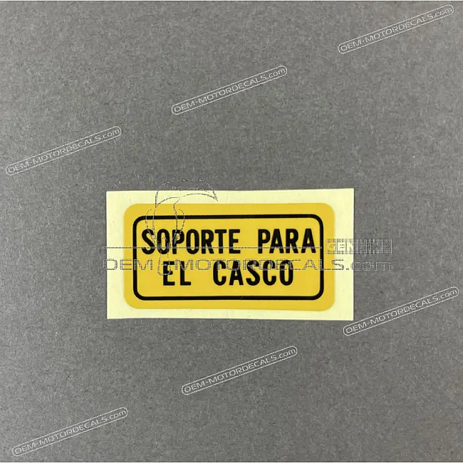 Honda CB250 Helmträger Aufkleber OEM 87511398910