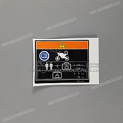 Caution label