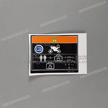 Caution label