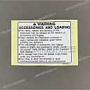 Caution label