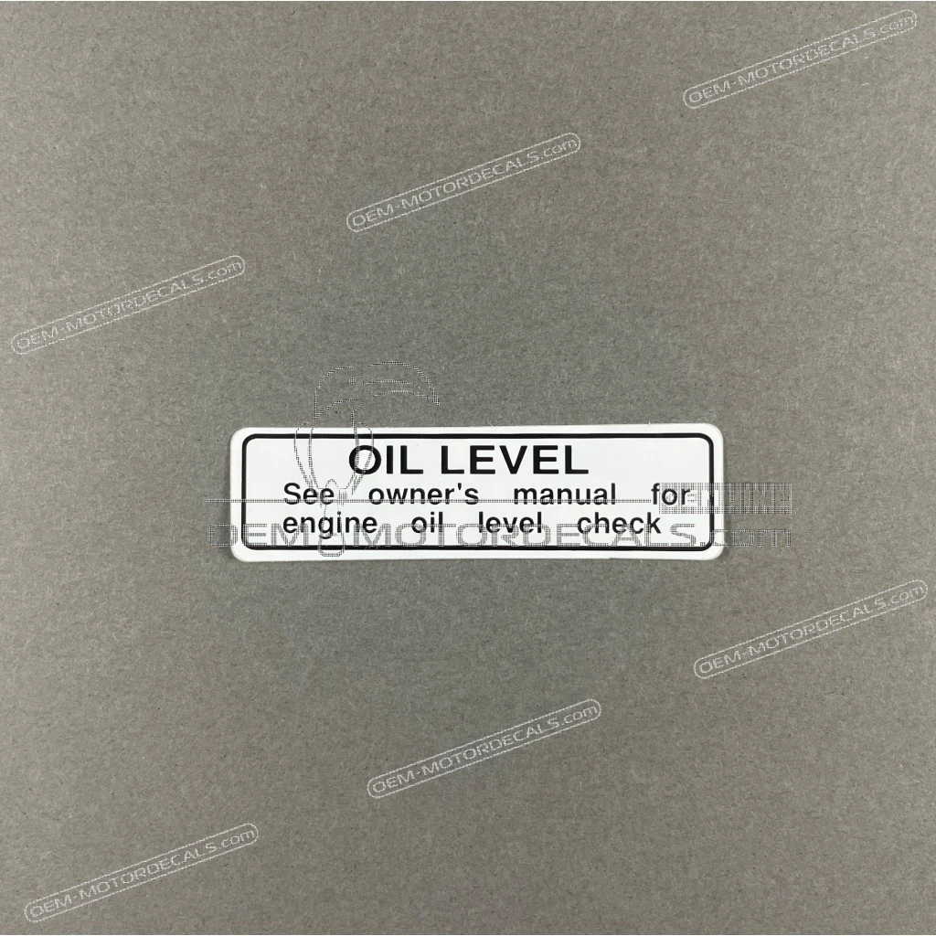 Honda FX650 VIGOR Motoröletikett OEM 87515MAK600