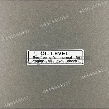 Adesivo olio motore