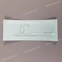 HONDA Scheibe Aufkleber 87522-MT2-300