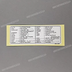 Caution label