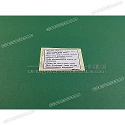 Caution label