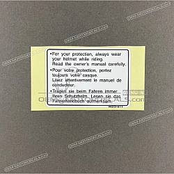 Voorzichtigheid label