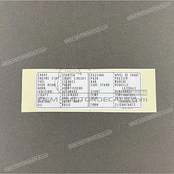 Etiqueta de precaución