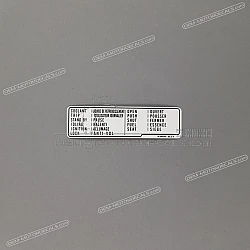 Caution label