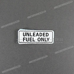 Etykieta ostrzegawcza, Unleaded fuel