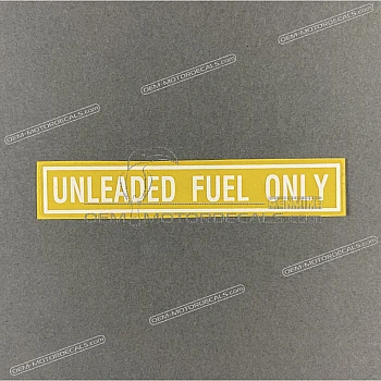 Vorsicht Etikett, Unleaded fuel